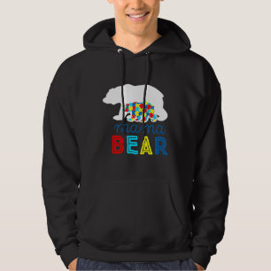 Mama Bear Autism Awareness Autism Mom 20 Hoodie