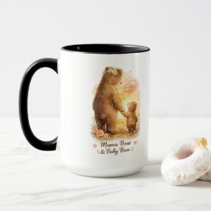 Mama Bear & Baby Bear Coffee Mug – Cute Mother’s D