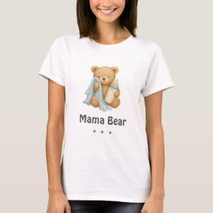 Mama Bear Baby Shower T-Shirt