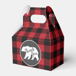 Mama Bear Baby Shower Woodland Lodge Favor Box