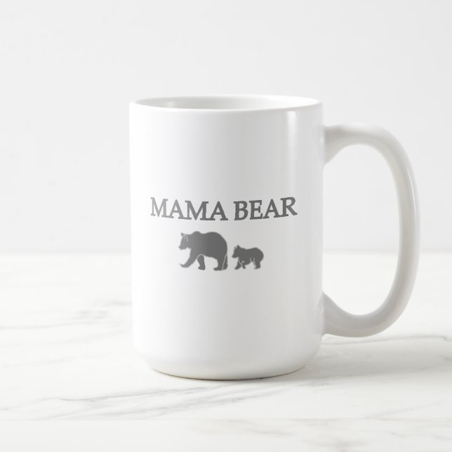 "Mama Bear" Bear and Cub Coffee Mug (Right)