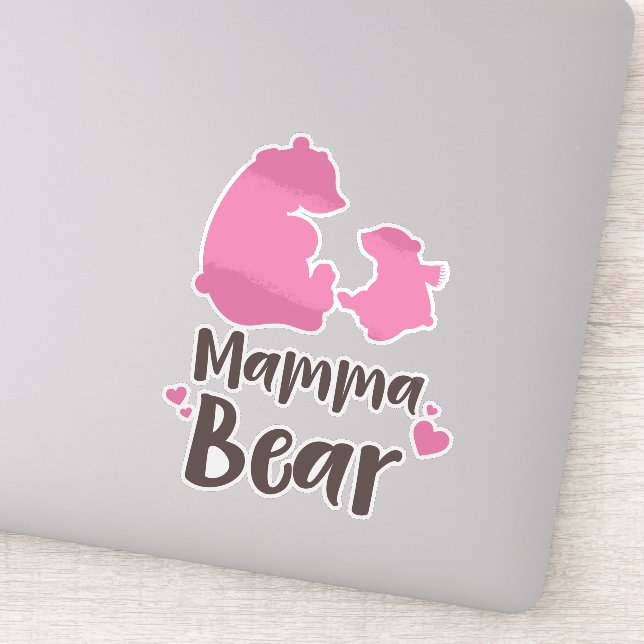 Mama Bear, Bear Cub, Cute Bear, Little Bear, Heart (Detail)