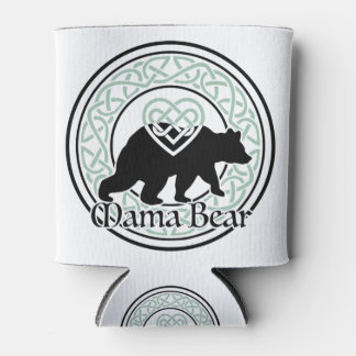 Mama Bear Celtic Circle of Love and Strength Can Cooler