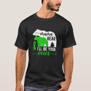 Mama Bear Cerebral Palsy Mom Of A Cerebral Palsy W T-Shirt