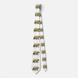 Mama  bear  - Choose background color Tie