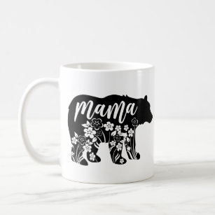 Mama Bear Flowers T-Shirt Coffee Mug