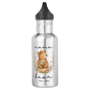 Mama Bear for Mom Mother’s Day Birthday 532 Ml Water Bottle