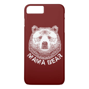Mama Bear, Hand Drawn Illustration Case-Mate iPhone Case