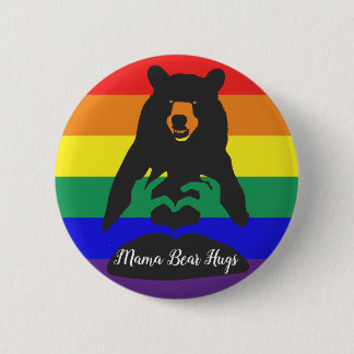 Mama Bear Hugs 2 Inch Round Button