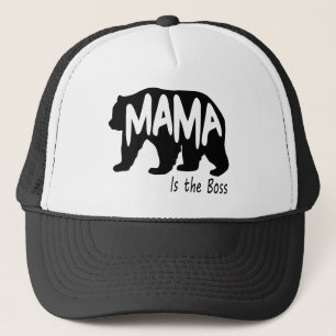 Mama Bear Is The Boss Trucker Hat