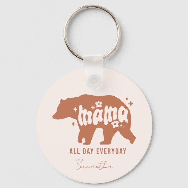 Mama Bear Keychain (Front)