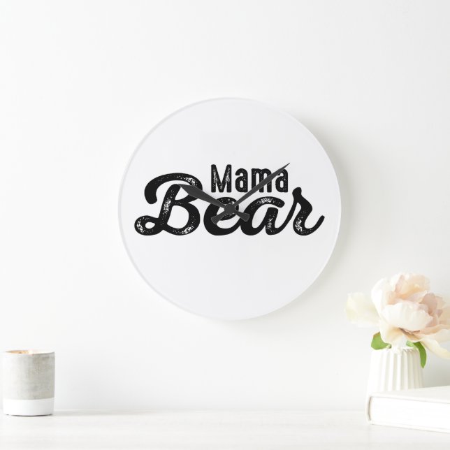 Mama Bear Large Clock (Home)