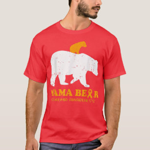Mama Bear Leukaemia Awareness Cancer Supporter Ora T-Shirt