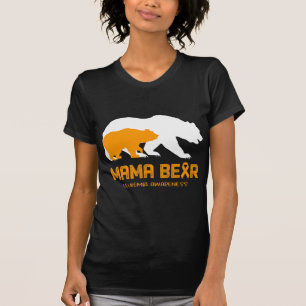 Mama Bear LEUKEMIA Awareness For Women Men T-Shirt