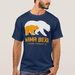 Mama Bear LEUKEMIA Awareness Shirt For Women Men 
