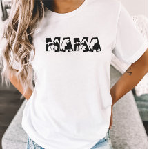Mama Bear Minimalist Mountain Mother's T-Shirt