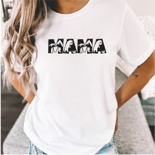 Mama Bear Minimalist Mountain Mother's T-Shirt