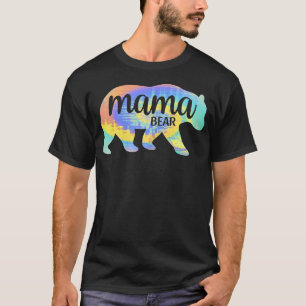 Mama Bear Momma Bear Mamma Bear Cute Mom Life TieD T-Shirt