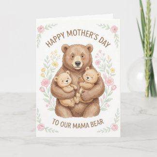 Mama Bear Mother's Day Card