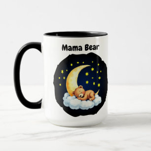 Mama Bear Mug – Personalized Baby Name & Birth Mug
