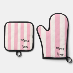 mama bear oven mitt perfect for a mom & pot holder set