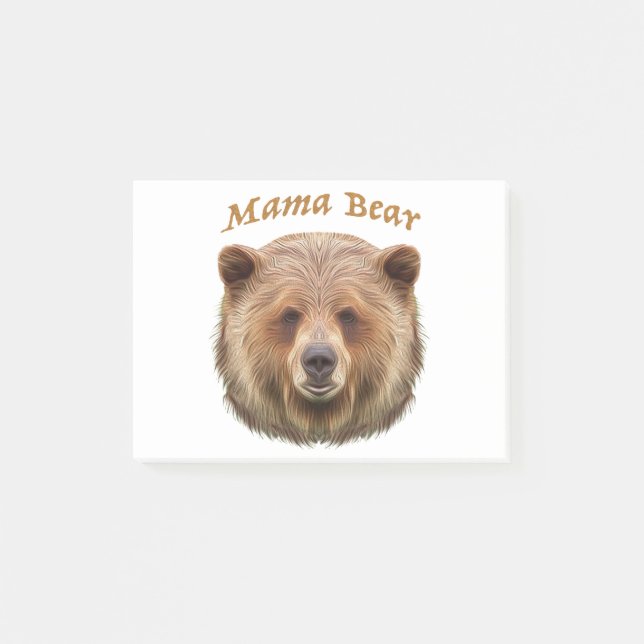 Mama Bear Post-it Notes (Front)