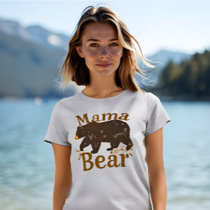 Mama Bear - Retro Style Mother's Day   T-Shirt