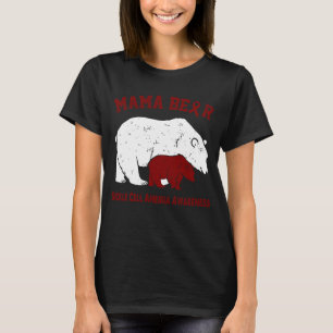 Mama Bear SICKLE CELL ANEMIA Awareness T-Shirt