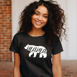 Mama Bear T-Shirt<br><div class="desc">Custom printed apparel with trendy Mama Bear graphic. Visit our store for matching Baby Bear design. Click Customize It to personalize the design with your own text and images. Choose from a wide range of shirt styles and colours.</div>