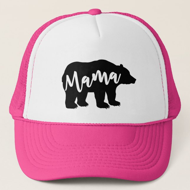 Mama bear trucker hat (Front)