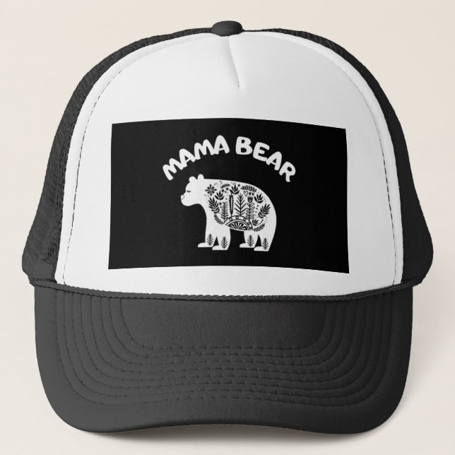 Mama Bear Trucker Hat (Front)
