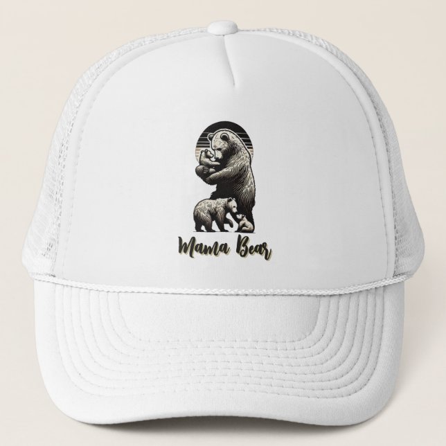 Mama Bear Trucker Hat (Front)