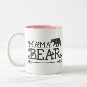 Mama Bear Two-Tone Coffee Mug