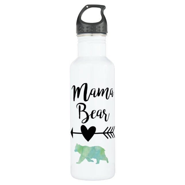 Mama Bear Water Bottle (Front)