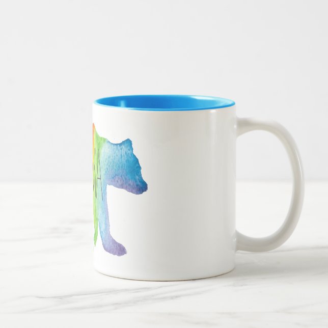 Mama Bear Watercolor Family Pride Mug (Right)