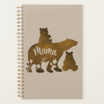 Mama Bear With 2 Cubs Mom of Two Planner<br><div class="desc">Funny Mama Bear With 2 Cubs Mom of Two design is the perfect gift for a mom of two kids for a mom's birthday,  Mother's Day,  Christmas,  or any other occasion.</div>