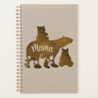 Mama Bear With 2 Cubs Mom of Two