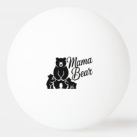 Mama Bear with Cubs Cute Family Bear