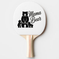 Mama Bear with Cubs Cute Family Bear