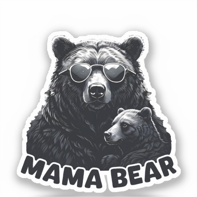 Mama Bear with Dark sunglass (Front)