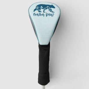 Mama Bear with Flowers Mother's Day Golf Head Cover