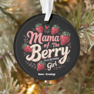 Mama Berry Premier Anniversaire Famille de Fraise