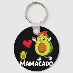 Mama Best Mom Avocado Mamacado Happy Mothers Day  Keychain