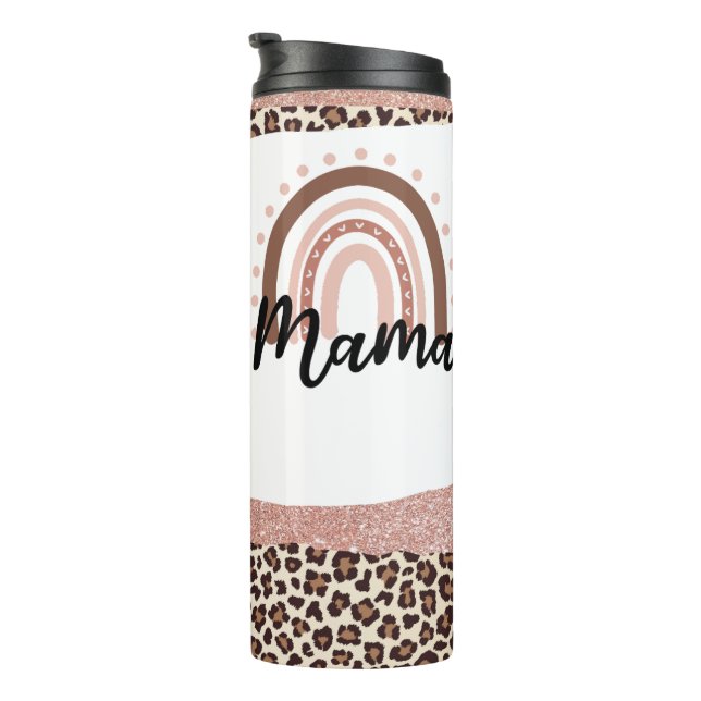 Mama Boho Rainbow  Thermal Tumbler (Rotated Right)