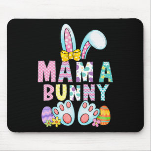 Mama Bunny Cute Easter Mom Bunny Rabbit Easter Day Mouse Pad