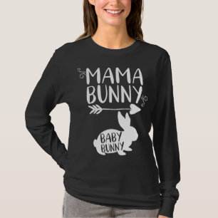 Mama Bunny Cute Easter Pregnant Mom Gift T-Shirt