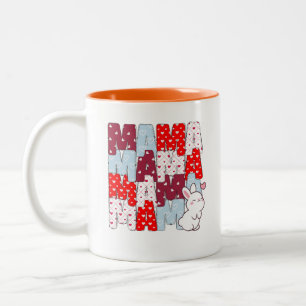 "MAMA" Bunny Love Stack Mug - Sweet Gift for Moms
