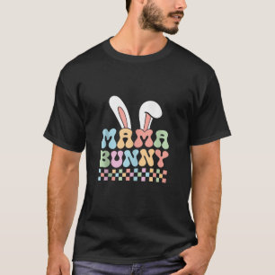 Mama Bunny Shirt Mom Womens Pregnancy Matching Fam