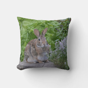 Mama Bunny Throw Pillow