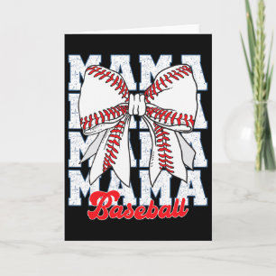Mama Bysebyll Coquette Bow Game Day Bysebyll Mom M Card